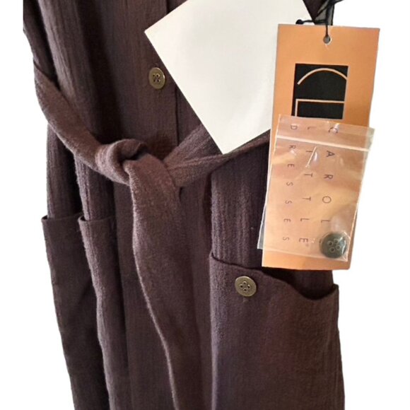 NWT Carole Little Pebble Beach Texture Maxi-Dress  Size 4 - Picture 7 of 9